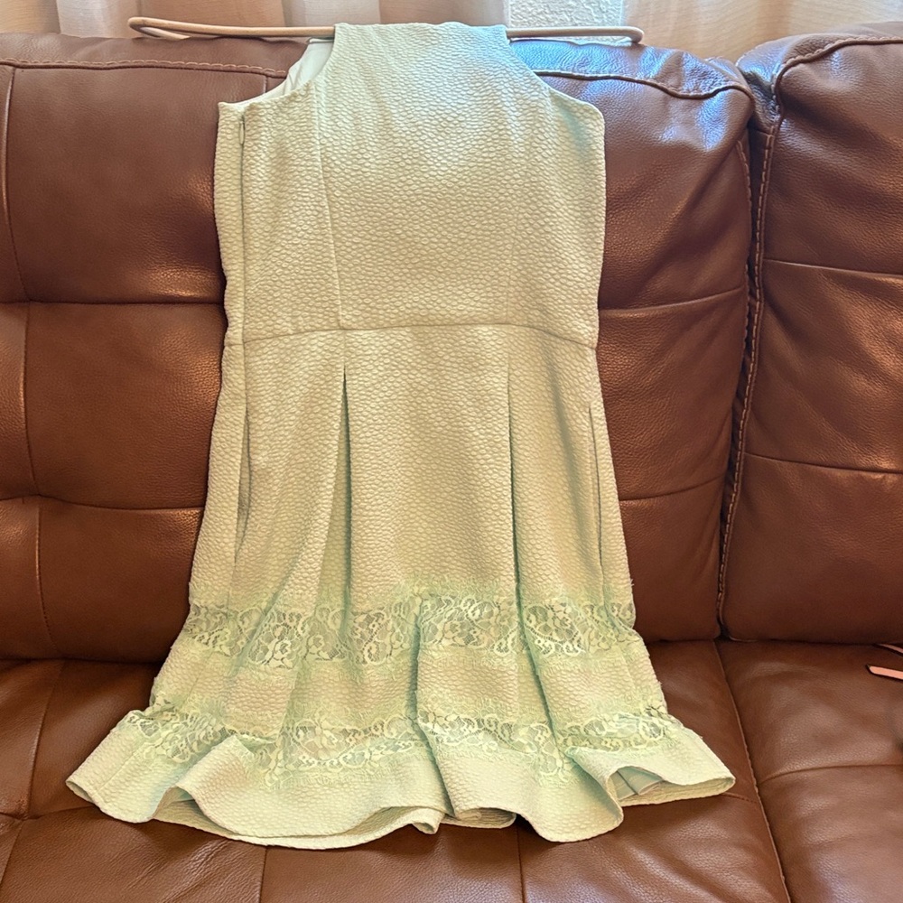 Express Mint Green Mini Dress